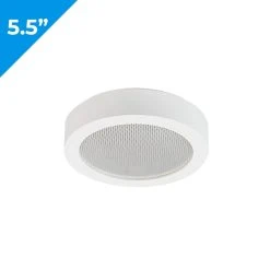 Green Creative 5.5" 10W LED Round Downlight - CLICK Design - 560 Lumens - 65W Equivalent - 3000K Warm White - Flush Mount Ceiling Light