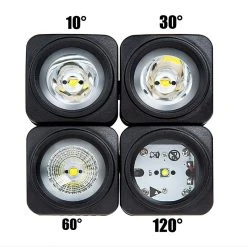 2" LED Pod Light - 10W 900 Lumens Off-Road Work Light for Vehicles & Emergency Use -Nebo Sales Store 10w led mini auxiliary light front
