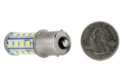 1156 LED Bulb - 28 SMD LED - 2 Pack | High-Brightness Tail, Brake & Turn Signal Bulbs for Cars, Trucks & SUVs -Nebo Sales Store 1156 led bulb 28 smd led ba15s retrofit back view