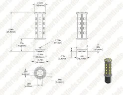 1157 LED Boat and RV Light Bulb - 2 Pack | High-Brightness, Long-Lasting Vehicle Lighting 22 1157 LED Boat and RV Light Bulb - 2 Pack | High-Brightness, Long-Lasting Vehicle Lighting -Nebo Sales Store 1157 whp28 t main body digimark