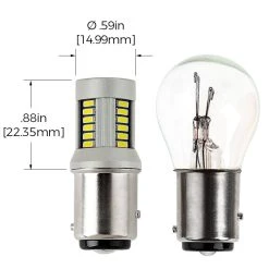 1157 CAN Bus LED Bulb - 2 Pack | Super Bright Tail, Brake & Turn Signal Bulbs for Cars, Trucks & SUVs -Nebo Sales Store 1157 x30 cbt car comp