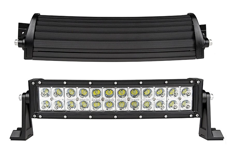 14" Curved Off-Road LED Light Bar - 72W Double Row, 7,600 Lumens - Durable Vehicle Lighting 2 14" Curved Off-Road LED Light Bar - 72W Double Row, 7,600 Lumens - Durable Vehicle Lighting - Image 2