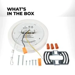 Green Creative 7" 15W LED Round Downlight - CLICK Design - 870 Lumens - 75W Equivalent - 2700K/4000K - Flush Mount Ceiling Light -Nebo Sales Store 15smpr7dim 927 r 940 box