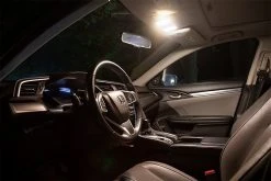 10-Pack 194 LED Bulb - COB LED T3.25 Miniature Wedge Base - 135 Lumens Natural White for Motorcycle & Vehicle Lighting -Nebo Sales Store 194 xcob1w installed on shot