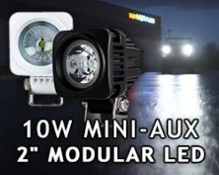 2" LED Pod Light - 10W 900 Lumens Off-Road Work Light for Vehicles & Emergency Use -Nebo Sales Store 2 aux work light
