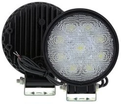5.5" Round Off-Road LED Work Light & Driving Light - 27W, 2,860 Lumens, 60 Degree Beam - 2-Pack -Nebo Sales Store 20123456789101112131415161718192021222324252627282930313233343536373839404142434445464748