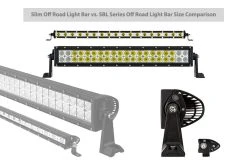 20" Slim Series Off-Road LED Light Bars - 54W - 5,000 Lumens - High-Performance Vehicle Lighting -Nebo Sales Store 20quot slim off road led light bars