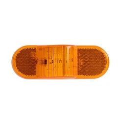 LumenX Weatherproof Oval Amber Mid-Ship Turn Signal & Side Marker Light for Trucks -Nebo Sales Store 351a front