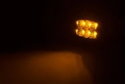 Amber Off-Road LED Work Light - 4.5" Rectangular, 10W, 500 Lumens - Durable Vehicle Lighting -Nebo Sales Store 4 12quot square 10w high powered led work light on