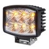 Amber Off-Road LED Work Light - 4.5" Rectangular, 10W, 500 Lumens - Durable Vehicle Lighting