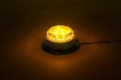 2-1/2" Amber LED Strobe Light Beacon - Double Flash Pattern - Heavy-Duty Vehicle Lighting -Nebo Sales Store 4 34quot amber led strobe light beacon 8 led on