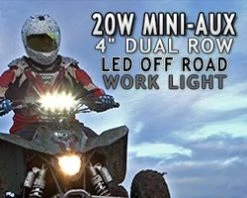 4” Off-Road Dual LED Work Light - 20W, 1800 Lumens - Heavy-Duty Vehicle Lighting -Nebo Sales Store 4 dual work light 20 watt