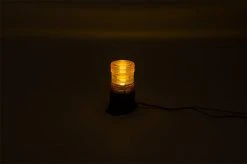 5-1/2" Amber LED Strobe Light Beacon - Single Flash Pattern - Heavy-Duty Vehicle Lighting -Nebo Sales Store 55quot led strobe light beacon with 1x3w high power led on