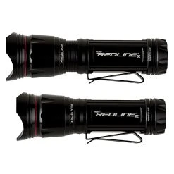 NEBO REDLINE OC Tactical Flashlight - 200 Lumens, Strobe Mode, Optimized Clarity, Black -Nebo Sales Store 6092 classic redline oc optimized clarity tactical flashlight profile