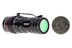 NEBO Micro REDLINE OC LED Flashlight - 150 Lumens, Compact & Durable, Black -Nebo Sales Store 6272 micro redline optimized clarity flashlight back