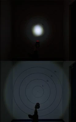 NEBO Micro REDLINE OC LED Flashlight - 150 Lumens, Compact & Durable, Black -Nebo Sales Store 6272 micro redline optimized clarity flashlight target on