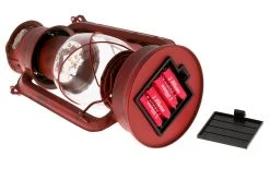 NEBO Old Red LED Lantern with Realistic Flicker Flame - 100 Lumens, Portable Camping Light, Emergency Flashlight - NEB-LTN-1004 -Nebo Sales Store 6642 back