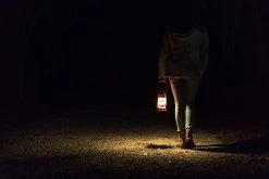 NEBO Old Red LED Lantern with Realistic Flicker Flame - 100 Lumens, Portable Camping Light, Emergency Flashlight - NEB-LTN-1004 -Nebo Sales Store 6642 illuminating road