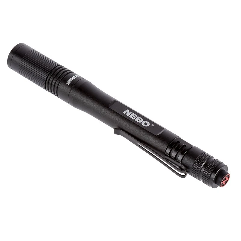 NEBO INSPECTOR LED Pocket Penlight - 180 Lumens, Compact & Bright Flashlight, Black 4 NEBO INSPECTOR LED Pocket Penlight - 180 Lumens, Compact & Bright Flashlight, Black - Image 4