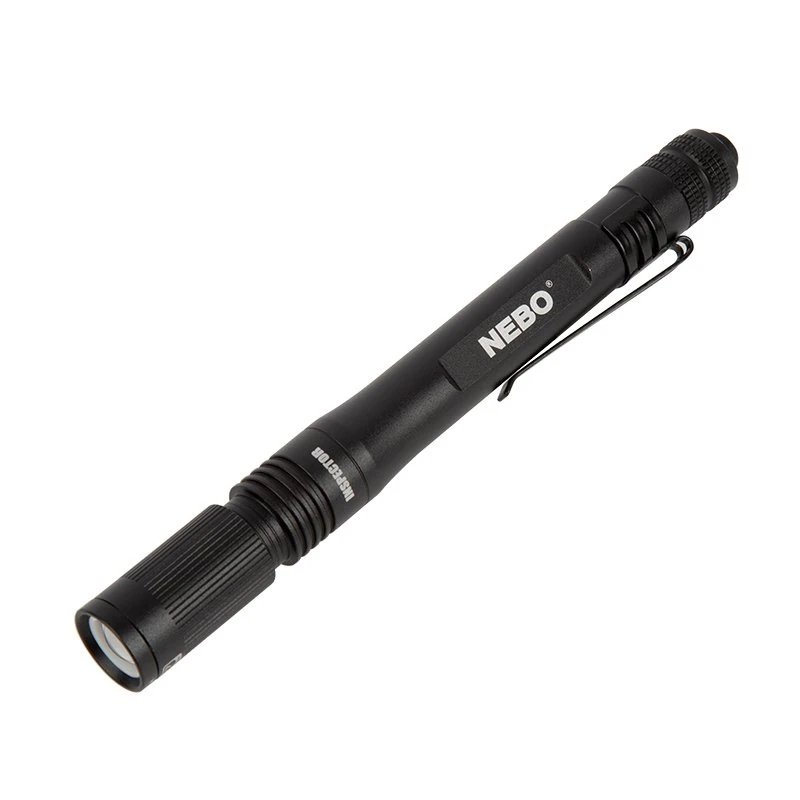 NEBO INSPECTOR LED Pocket Penlight - 180 Lumens, Compact & Bright Flashlight, Black 1 NEBO INSPECTOR LED Pocket Penlight - 180 Lumens, Compact & Bright Flashlight, Black