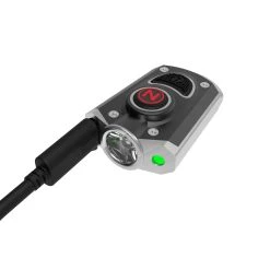 NEBO MYCRO Ultra-Bright 400 Lumens Rechargeable LED Pocket Flashlight with Turbo Mode -Nebo Sales Store 6714chargedblack300dpi