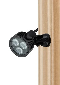 6W RGB Color Changing LED Landscape Spotlight with Remote - 200 Lumens - Matte Black - Outdoor Lighting -Nebo Sales Store 6w color changing rgb led landscape spotlight wall mounting