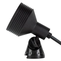 6W RGB Color Changing LED Landscape Spotlight with Remote - 200 Lumens - Matte Black - Outdoor Lighting -Nebo Sales Store 6w color changing rgb led landscape spotlight with remote profile