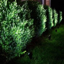 8W LED Landscape Spotlight - 625 Lumens Warm White - Outdoor LED Spot Light for Gardens, Pathways, and Yards -Nebo Sales Store 8 watt glux led landscape light ground stake glare shield cool white bushes line