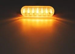LumenX LED Trailer Turn Signal Light - Weatherproof Oval Amber Light - 7 LEDs for Front & Rear -Nebo Sales Store 821a 7 on
