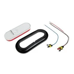 Peterson LumenX LED Oval Tail Light - 4 Function, 7 LEDs, Grommet & Plug Included -Nebo Sales Store 880k 7 back