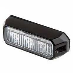 9W Grille and Surface Mount LED Strobe Light Head - High-Intensity Warning Light for Vehicles