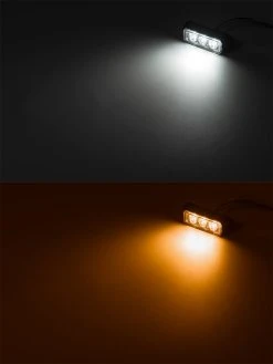 9W Grille and Surface Mount LED Strobe Light Head - High-Intensity Warning Light for Vehicles -Nebo Sales Store 9 watt vehicle mini strobe light head0