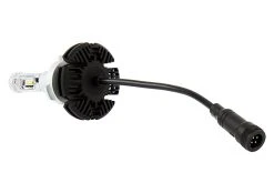 9005 LED Fanless Headlight & Fog Light Conversion Kit - 5,000 Lumens, Adjustable Color Temperature, Compact Heat Sinks -Nebo Sales Store 9005 hlv5 back