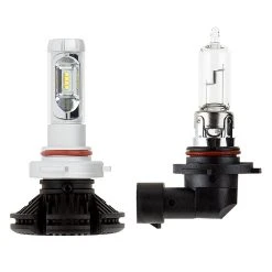 9005 LED Fanless Headlight & Fog Light Conversion Kit - 5,000 Lumens, Adjustable Color Temperature, Compact Heat Sinks -Nebo Sales Store 9005 hlv5 profile comparison