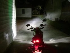 H7 LED Fanless Headlight & Fog Light Conversion Kit - 5,000 Lumens, Adjustable Color Temperature, Compact Heat Sinks -Nebo Sales Store 9005 hlv6 m headlight beam driveway0