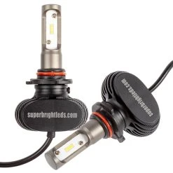 9005 LED Headlight & Foglight Conversion Kit - 4000 Lumens, Fanless Design, Internal Drivers