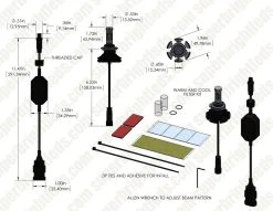 9006 LED Fanless Headlight & Fog Light Conversion Kit - 5,000 Lumens, Adjustable Color Temperature, Compact Heat Sinks - Natural White -Nebo Sales Store 9006 hlv5