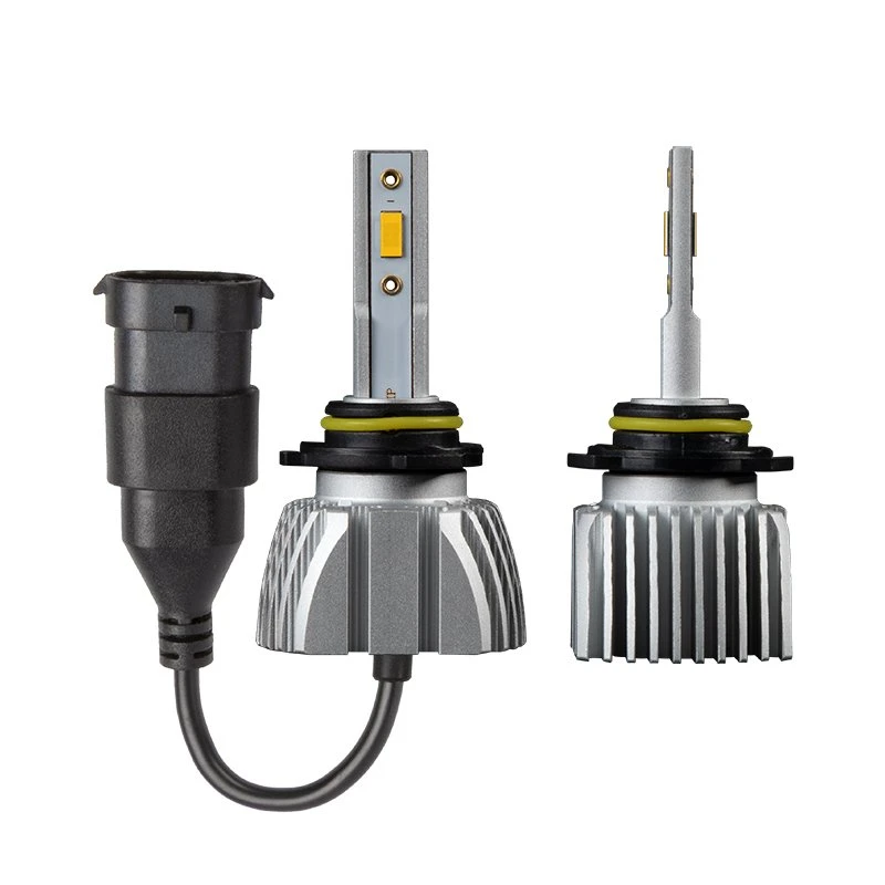 9006 Yellow LED Fog Light Bulbs - 4,400 Lumens/Set with Internal Driver for Cars, Trucks & SUVs 3 9006 Yellow LED Fog Light Bulbs - 4,400 Lumens/Set with Internal Driver for Cars, Trucks & SUVs - Image 3