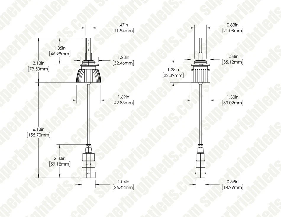 9006 Yellow LED Fog Light Bulbs - 4,400 Lumens/Set with Internal Driver for Cars, Trucks & SUVs 8 9006 Yellow LED Fog Light Bulbs - 4,400 Lumens/Set with Internal Driver for Cars, Trucks & SUVs - Image 8