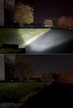 14.5" Xtra Series Off-Road LED Light Bar - 72W Double Row - 5,400 Lumens - Durable Vehicle Lighting -Nebo Sales Store LED 15quot Heavy Duty Off Road Light Bar Aimed Parking Lot