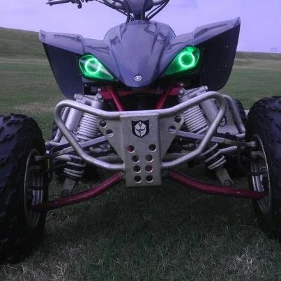 80mm Amber LED Halo Headlight Accent Lights - Black Circuit Board Design for Vehicles 14 80mm Amber LED Halo Headlight Accent Lights - Black Circuit Board Design for Vehicles - Image 14