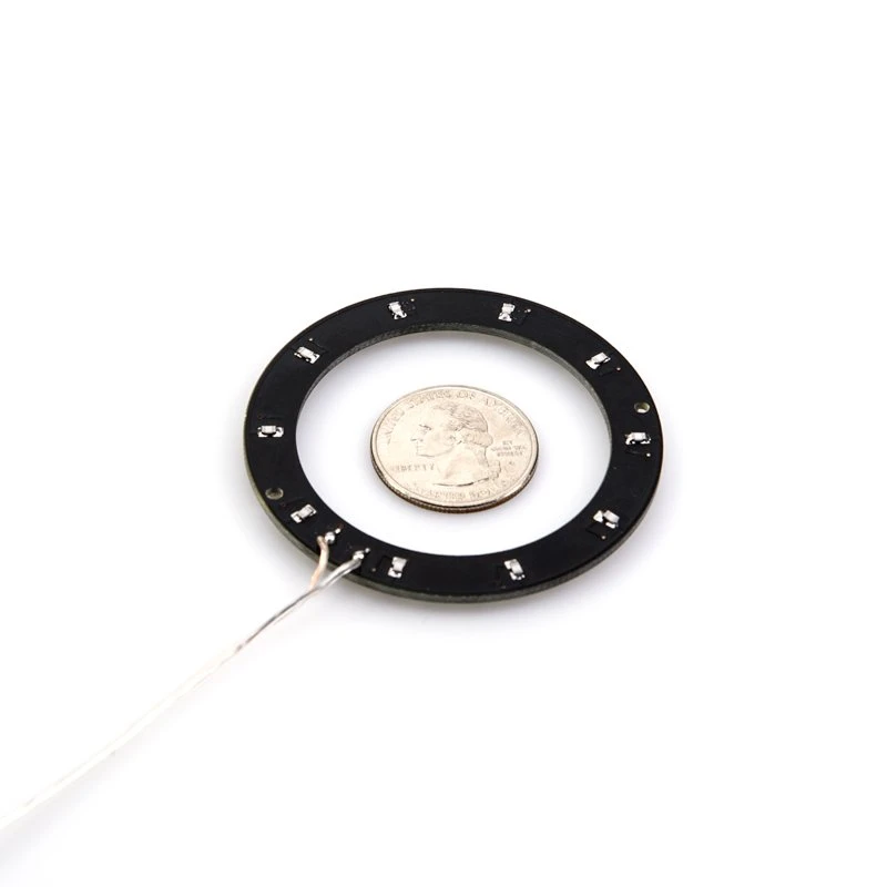 80mm Amber LED Halo Headlight Accent Lights - Black Circuit Board Design for Vehicles 5 80mm Amber LED Halo Headlight Accent Lights - Black Circuit Board Design for Vehicles - Image 5