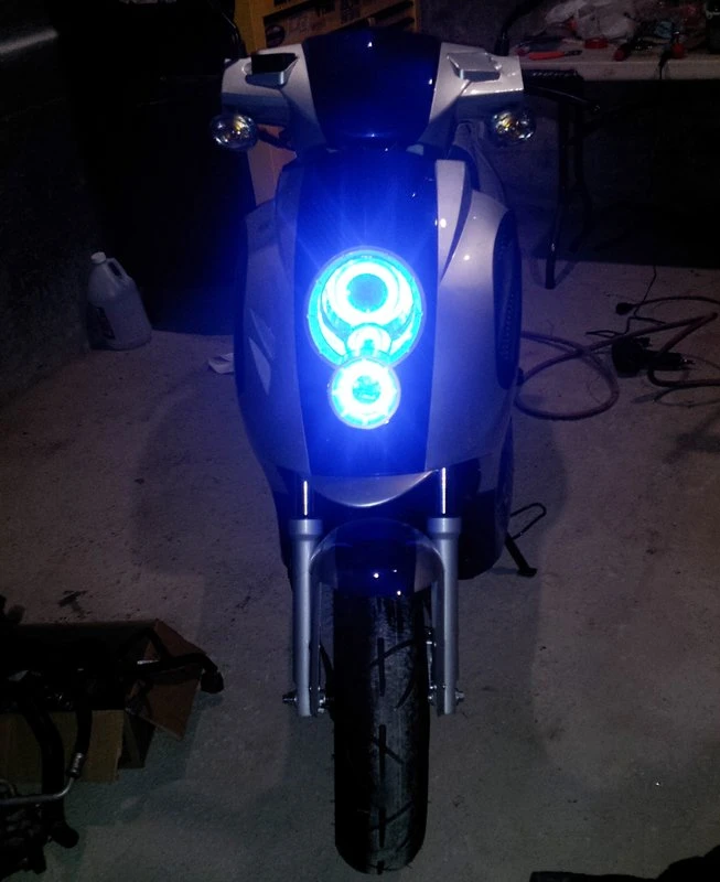 80mm Amber LED Halo Headlight Accent Lights - Black Circuit Board Design for Vehicles 15 80mm Amber LED Halo Headlight Accent Lights - Black Circuit Board Design for Vehicles - Image 15