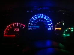 10-Pack 194 LED Bulb - COB LED T3.25 Miniature Wedge Base - 135 Lumens Natural White for Motorcycle & Vehicle Lighting -Nebo Sales Store LED RGB Dashboard Gauge Lighting