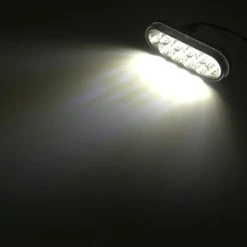 10-LED Oval White Trailer Backup Light - Durable & Bright Signal Lighting for Trucks -Nebo Sales Store LED Truck Light Illu PT WHP10