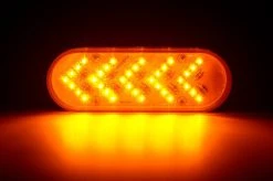 Amber LED Trailer Turn Signal Light - Sequential Arrow Design - 35 LEDs - 12V/24V Compatible - Oval Shape 17 Amber LED Trailer Turn Signal Light - Sequential Arrow Design - 35 LEDs - 12V/24V Compatible - Oval Shape -Nebo Sales Store PT A35 SFA led car bulb illuminated