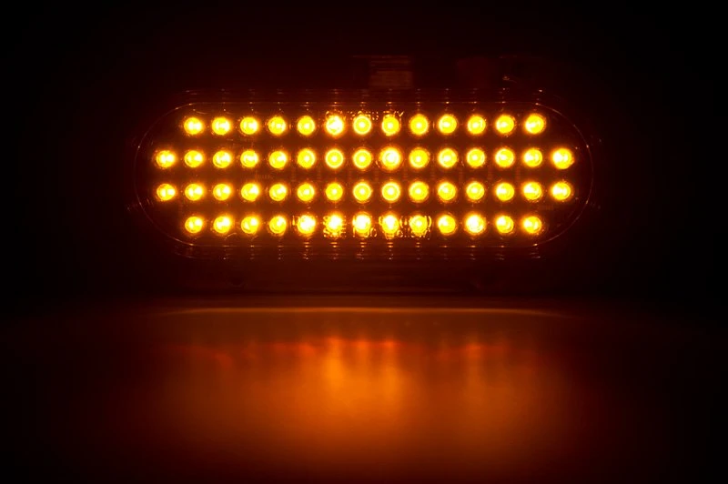 6" Oval LED Truck and Trailer Lights - Stop/Turn/Tail Lights with 56 LEDs, 3-Pin Connector, Flange Mount 5 6" Oval LED Truck and Trailer Lights - Stop/Turn/Tail Lights with 56 LEDs, 3-Pin Connector, Flange Mount - Image 5