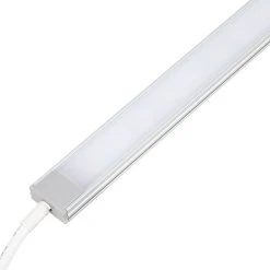 Aluminum LED Light Bar Fixture - Low Profile Surface Mount for Under Cabinet Lighting