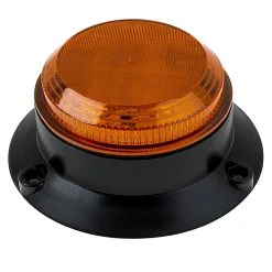 2-1/2" Amber LED Strobe Light Beacon - Double Flash Pattern - Heavy-Duty Vehicle Lighting