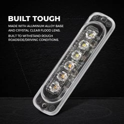 18W Red Low Profile Grille & Surface Mount LED Light Head - 4-Pack for Vehicles 16 18W Red Low Profile Grille & Surface Mount LED Light Head - 4-Pack for Vehicles -Nebo Sales Store artboard 4